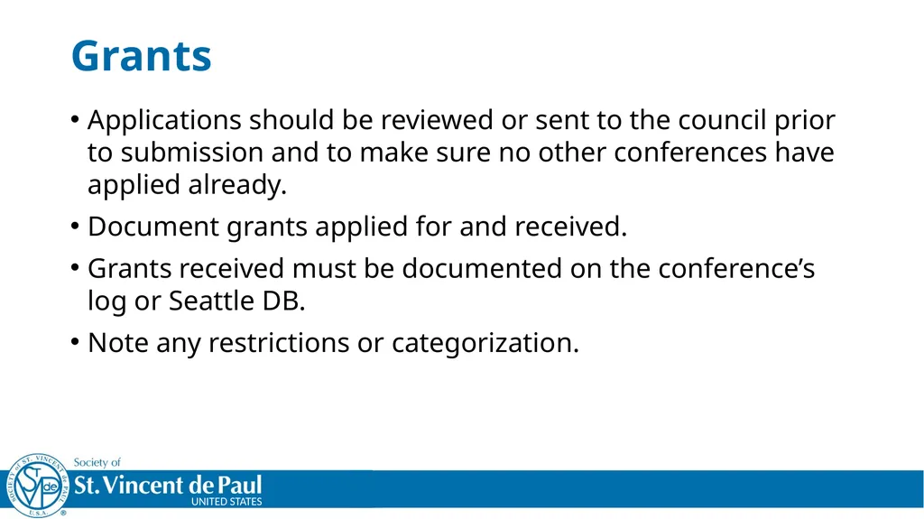 Treasurer’s Training Taken From St. Vincent de - slide 14 of 23
