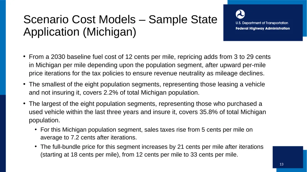 1 State-Level Transportation Repricing to Reduce - slide 8 of 13