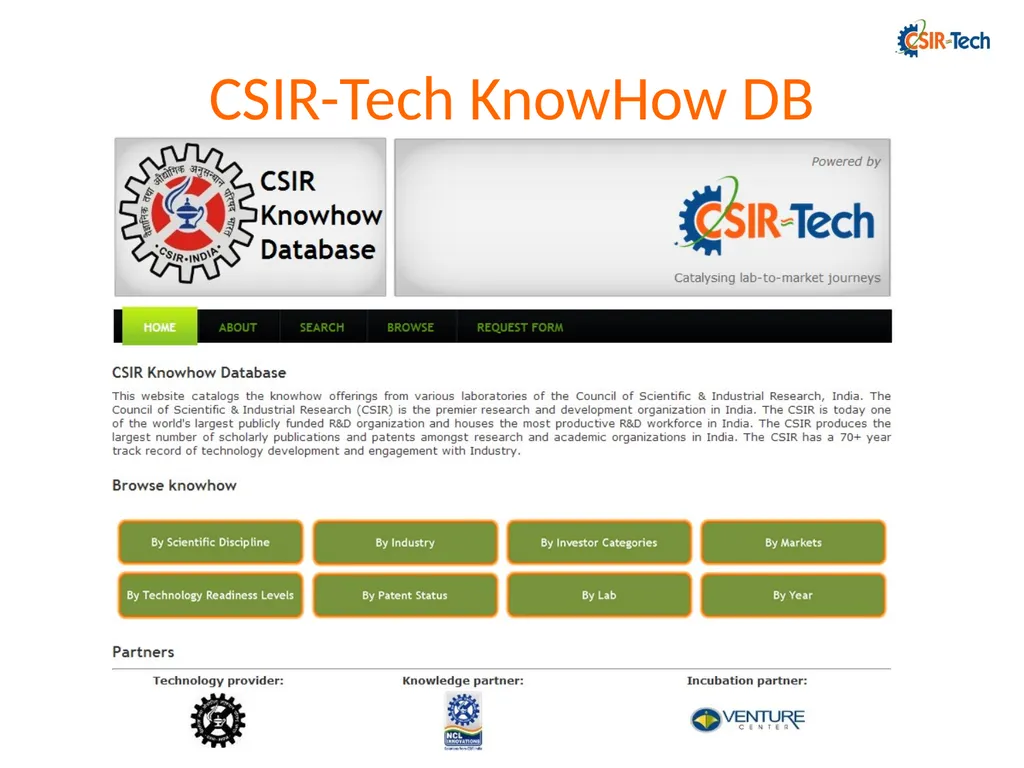 Introduction to CSIR-Tech By Amitabh Shrivastava, - slide 17 of 31
