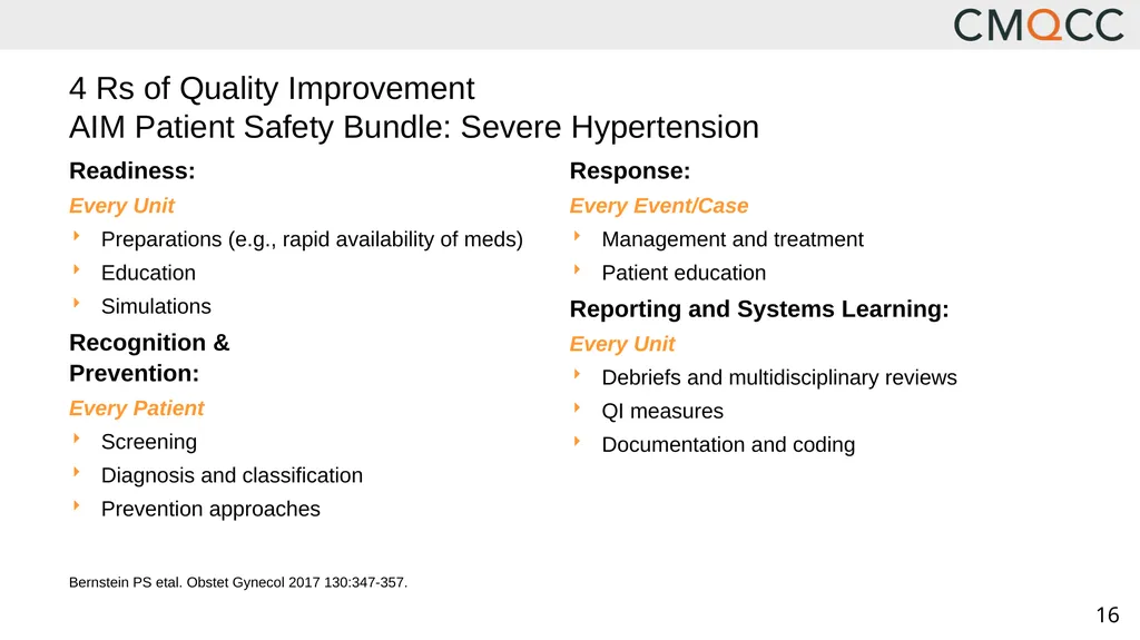 Improving Health Care Response to Hypertensive - slide 16 of 81