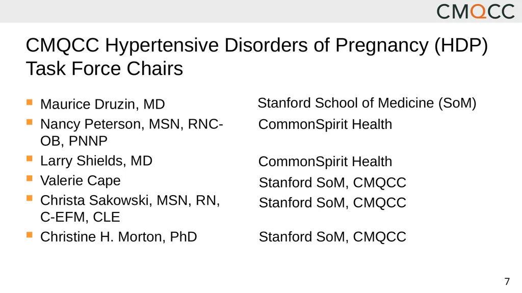 Improving Health Care Response to Hypertensive - slide 7 of 81