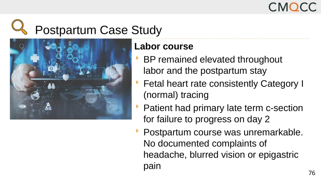 Improving Health Care Response to Hypertensive - slide 76 of 81