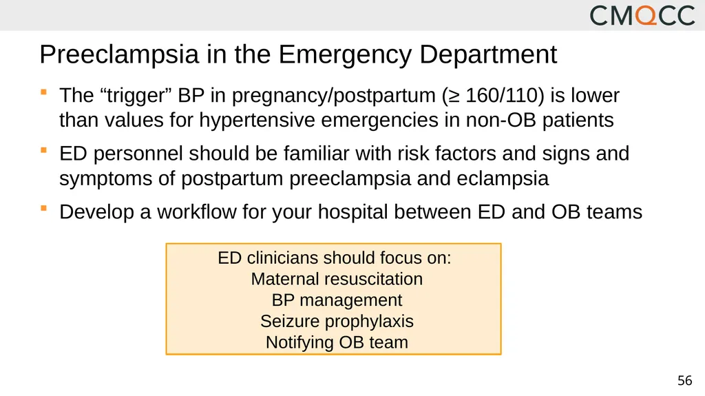 Improving Health Care Response to Hypertensive - slide 56 of 81