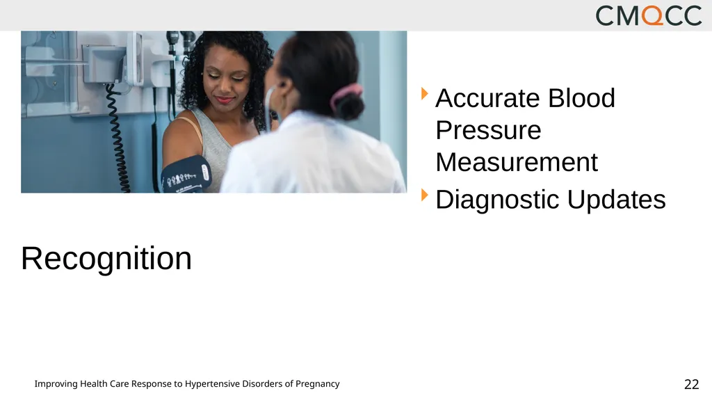 Improving Health Care Response to Hypertensive - slide 22 of 81