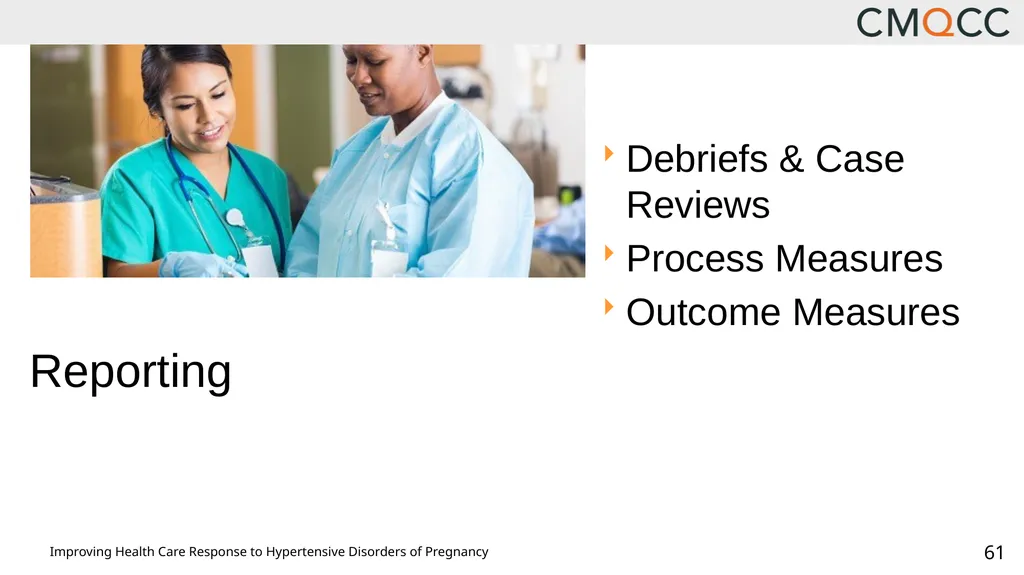 Improving Health Care Response to Hypertensive - slide 61 of 81