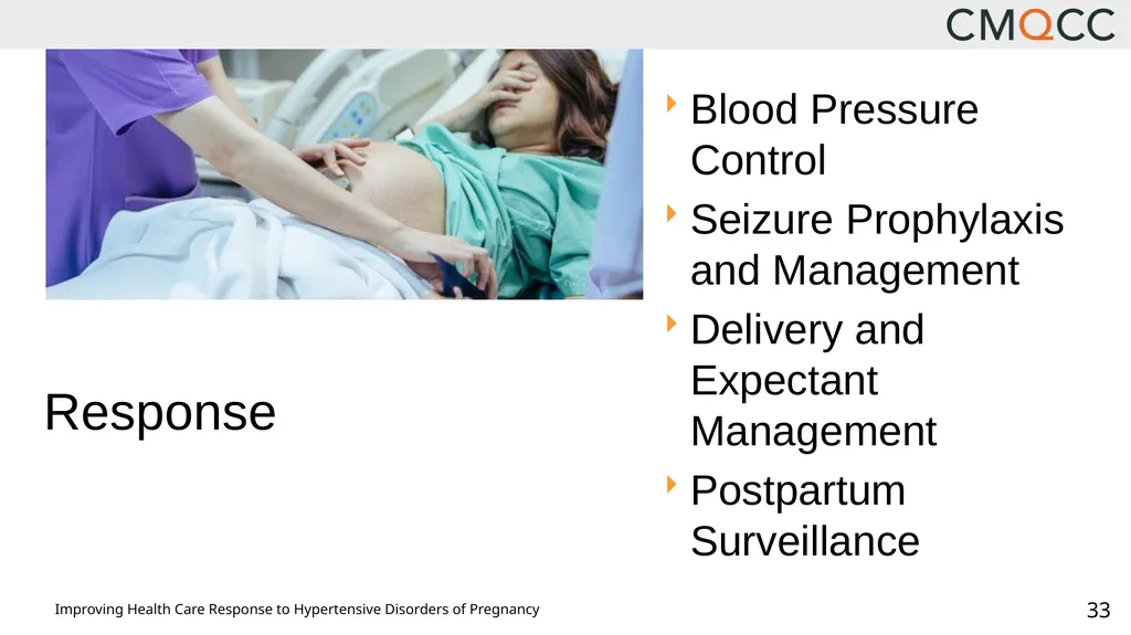 Improving Health Care Response to Hypertensive - slide 33 of 81