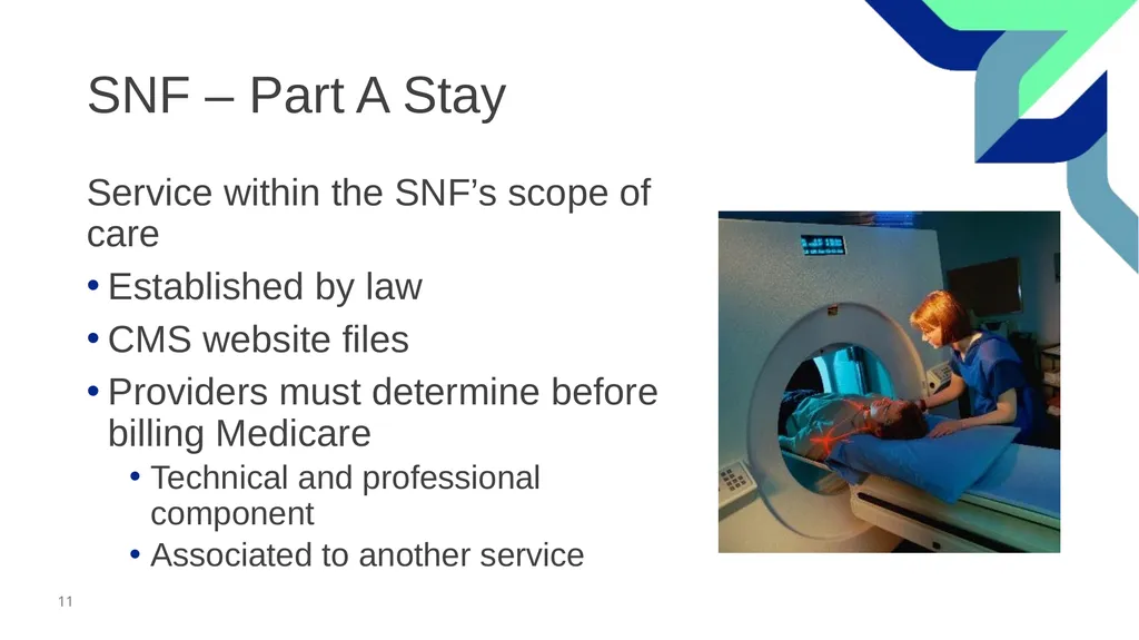 Skilled Nursing Facility Consolidated Billing - slide 11 of 25