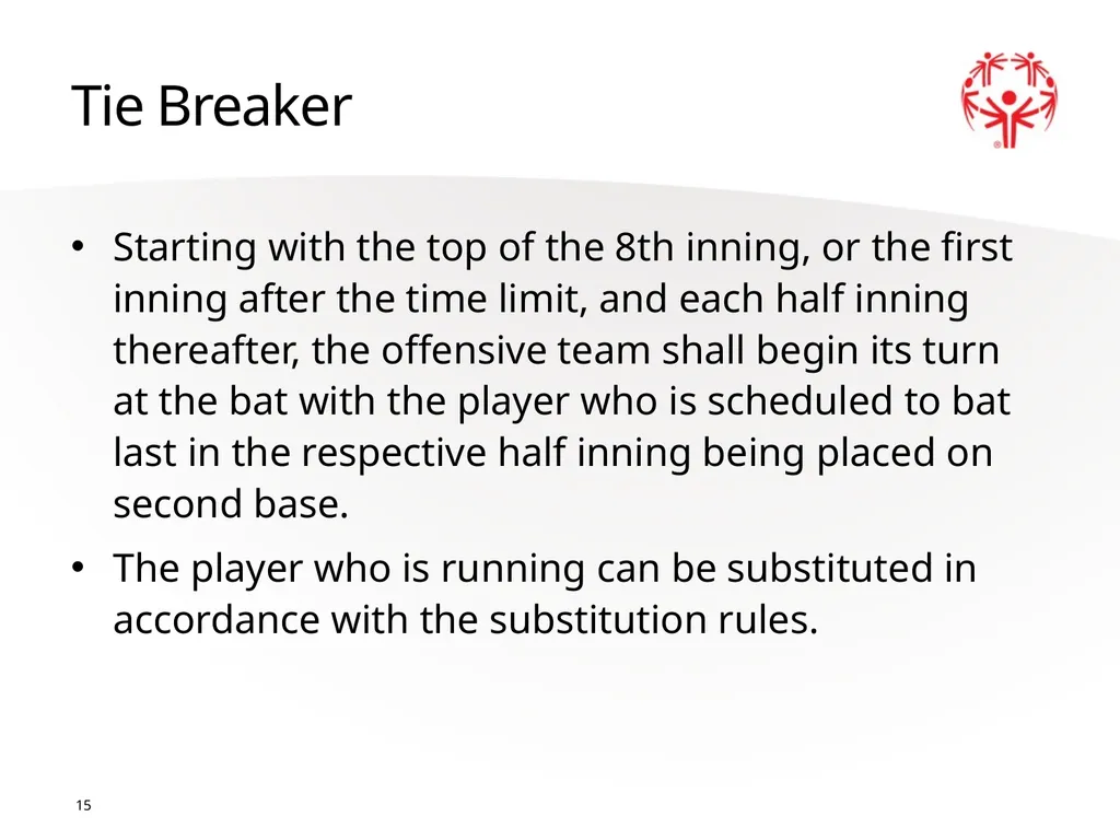 Softball Official Rules 1 2 A picture paints a - slide 15 of 32