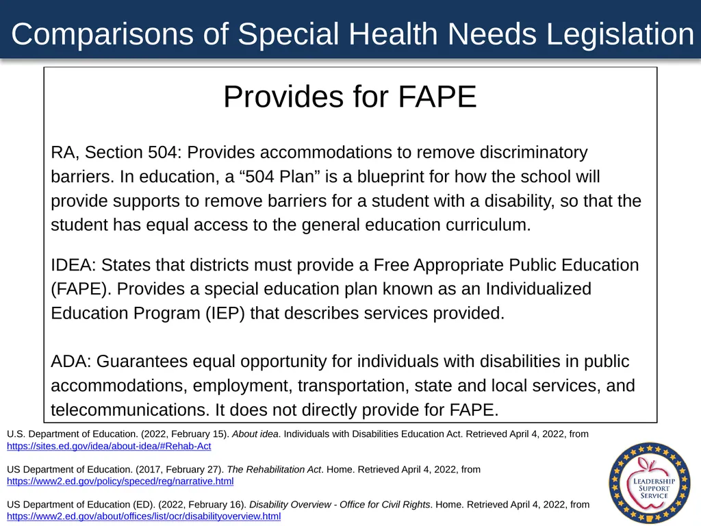 Special Health Care Needs A Training Guide for - slide 16 of 87