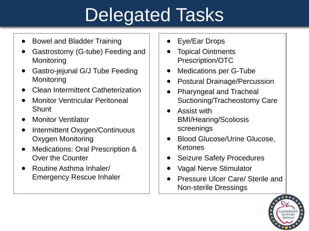 Special Health Care Needs A Training Guide for - slide 49 of 87