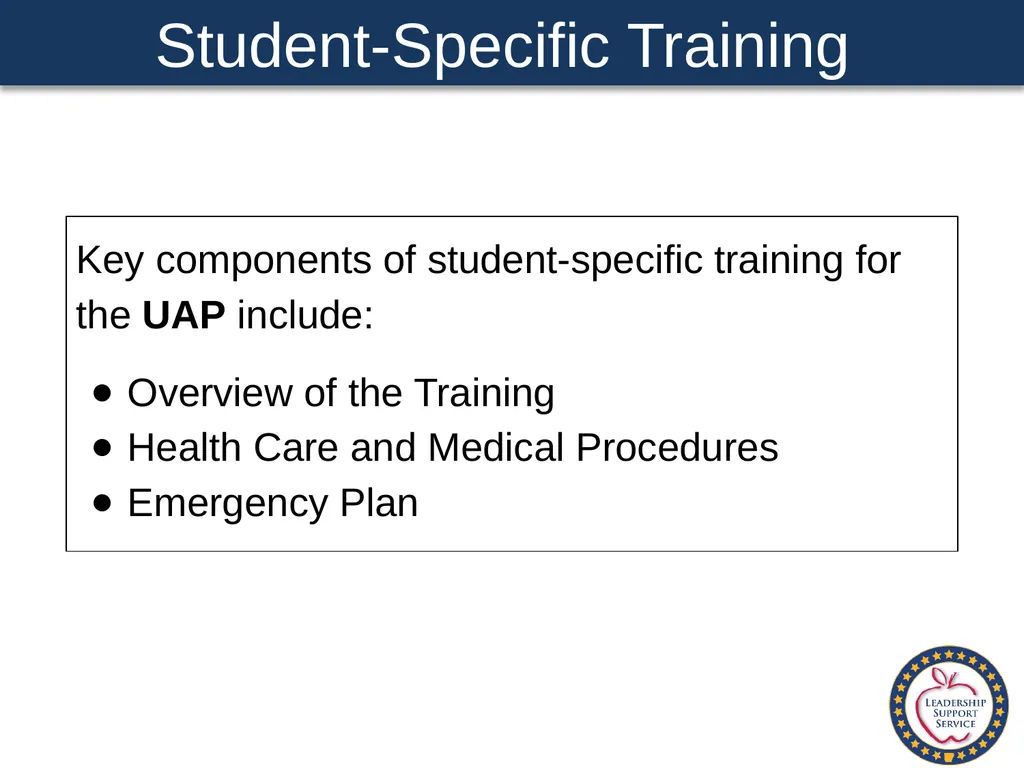 Special Health Care Needs A Training Guide for - slide 9 of 87