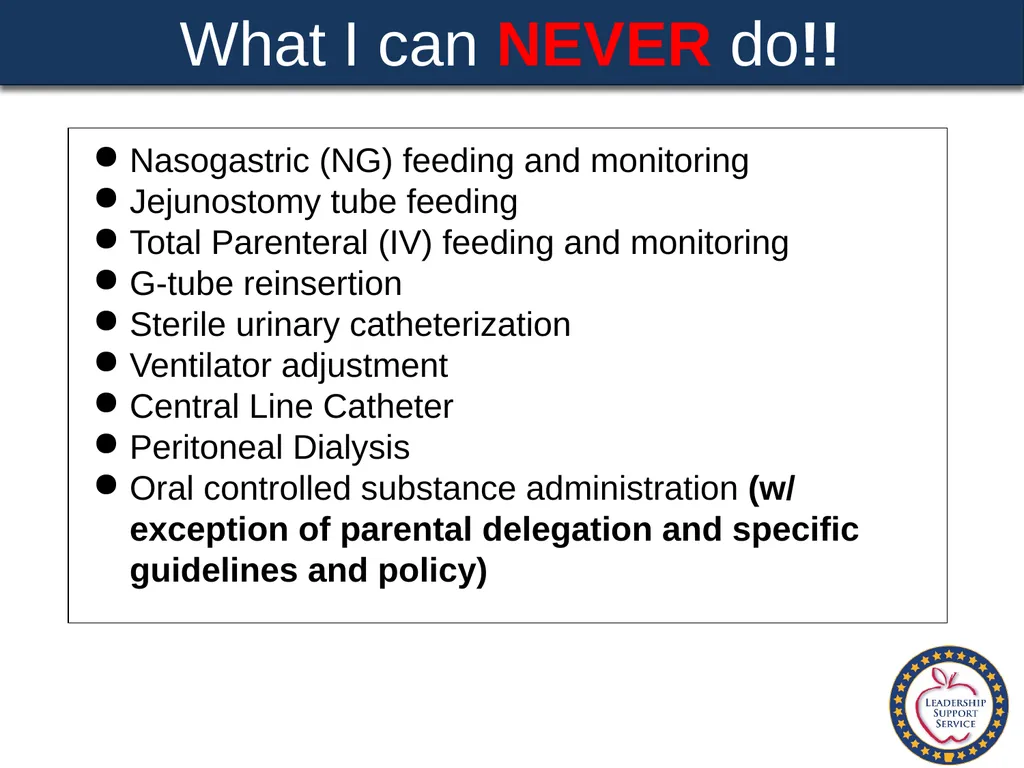 Special Health Care Needs A Training Guide for - slide 79 of 87