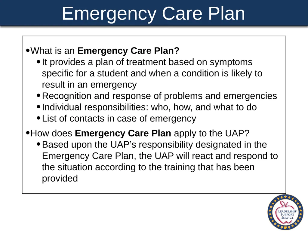 Special Health Care Needs A Training Guide for - slide 84 of 87