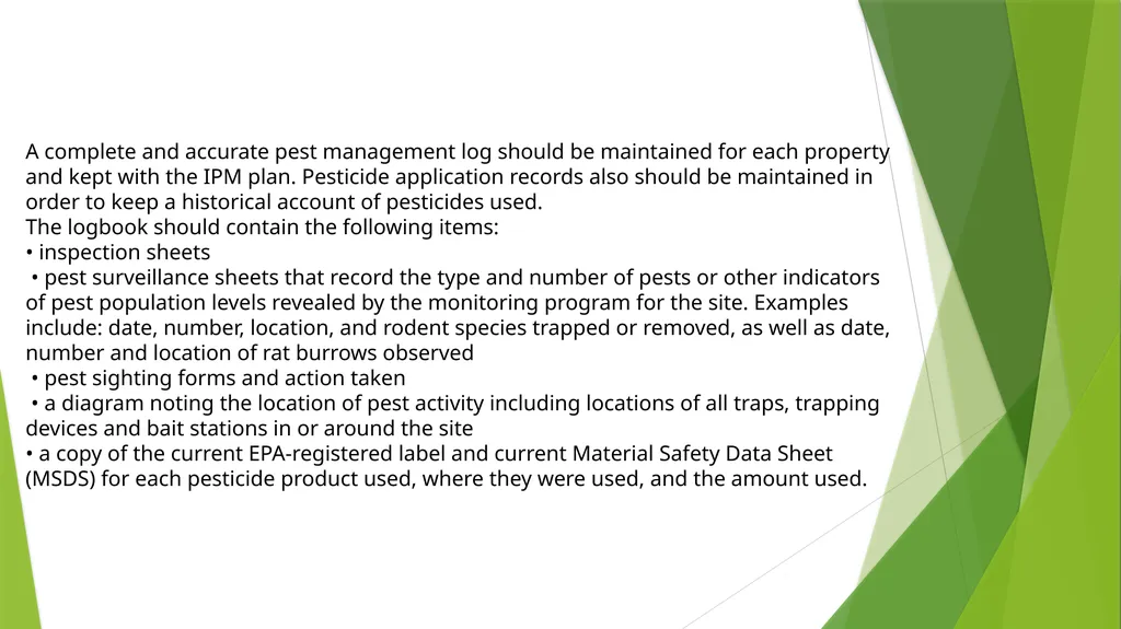 IPM and You!!! A guide to design, implementation - slide 34 of 53