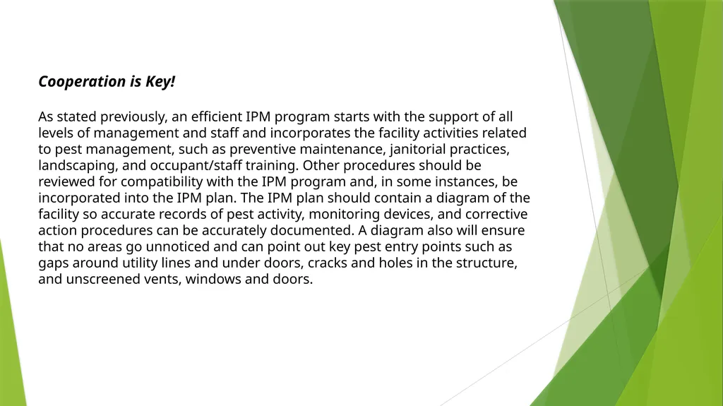 IPM and You!!! A guide to design, implementation - slide 35 of 53