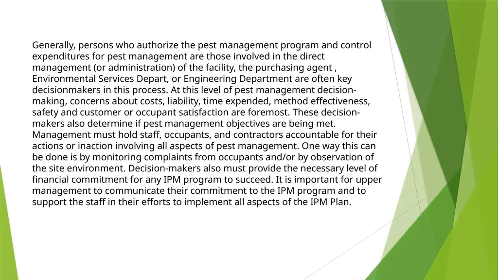 IPM and You!!! A guide to design, implementation - slide 21 of 53
