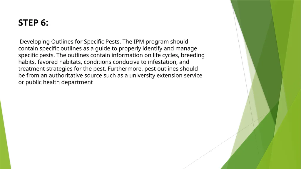 IPM and You!!! A guide to design, implementation - slide 27 of 53
