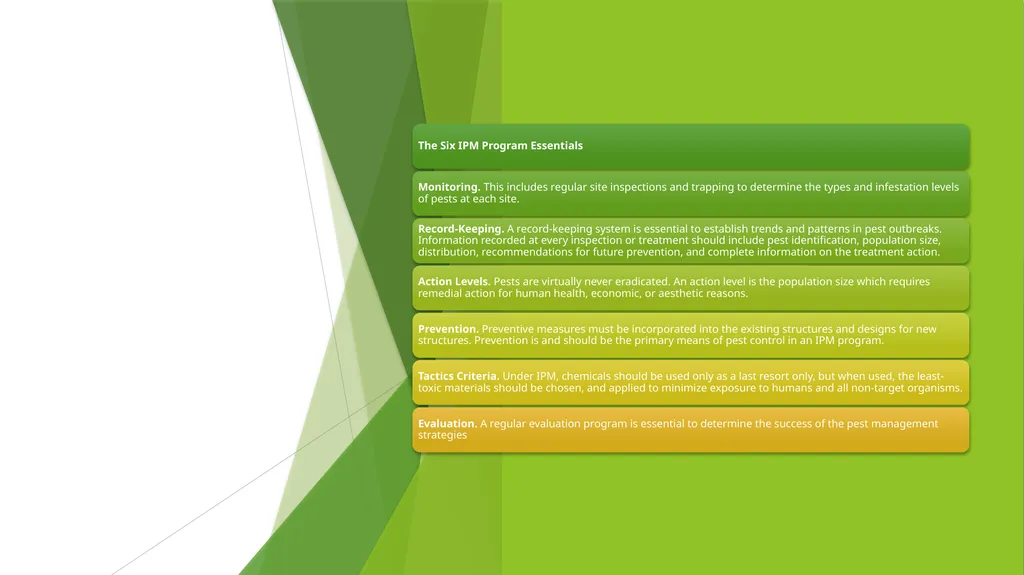 IPM and You!!! A guide to design, implementation - slide 11 of 53