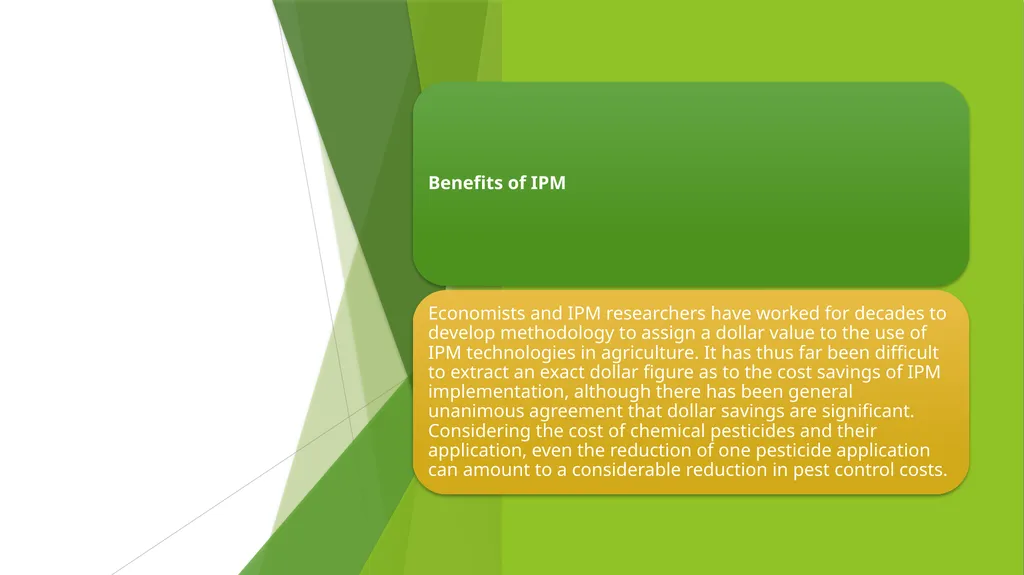 IPM and You!!! A guide to design, implementation - slide 13 of 53