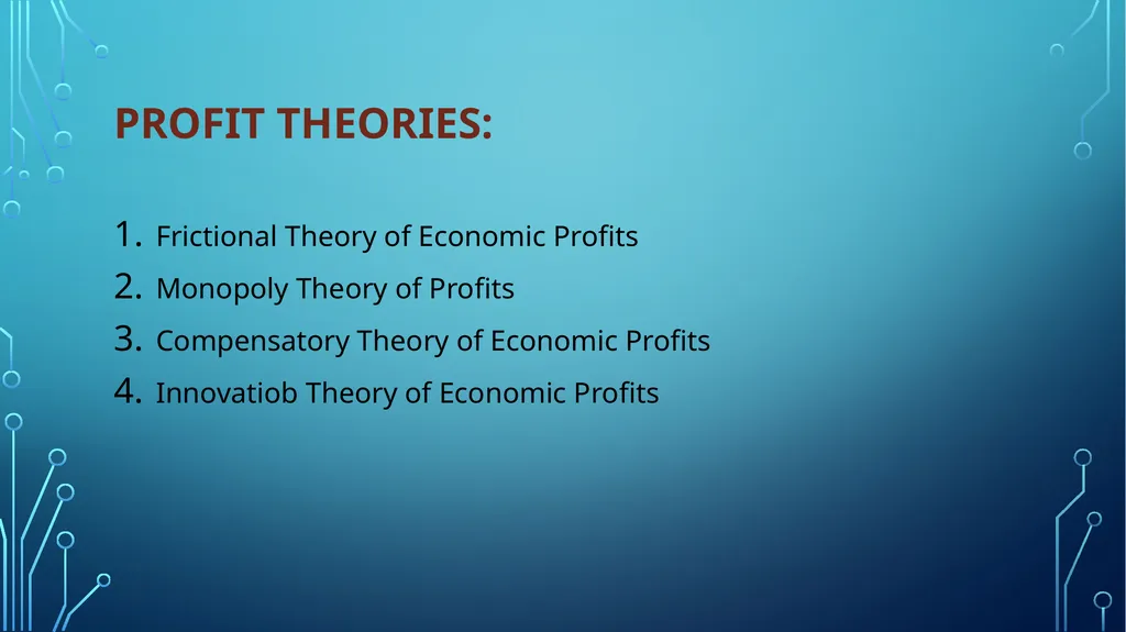 Theory of profit Prof. Saptarshi Chakraborty - slide 7 of 15