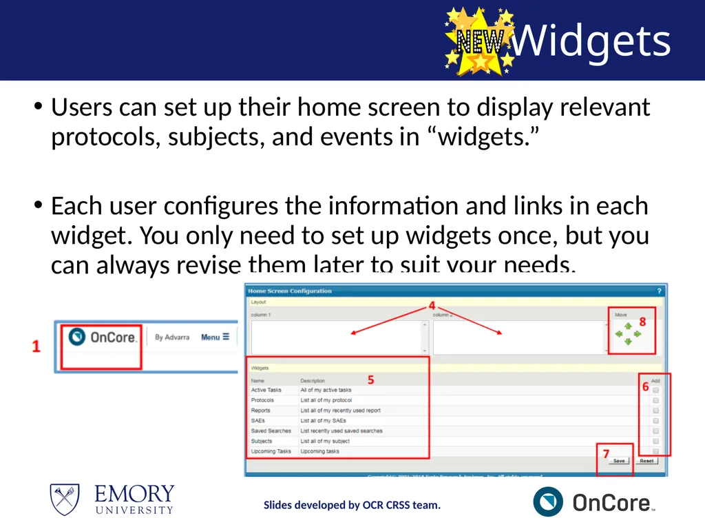 Emory OnCore OnCore Superuser Training *Note: This - slide 18 of 79