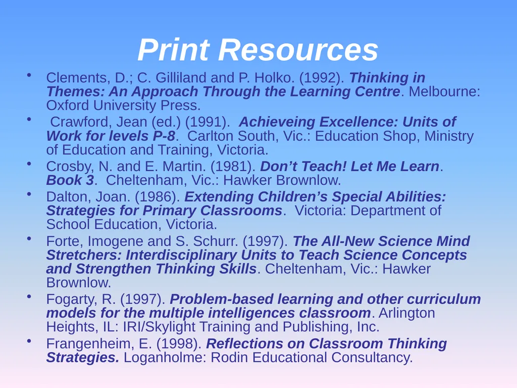 Presented by Denise Tarlinton Bloom's Revised - slide 56 of 58