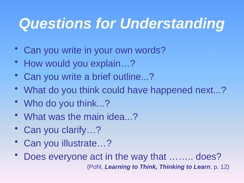 Presented by Denise Tarlinton Bloom's Revised - slide 44 of 58