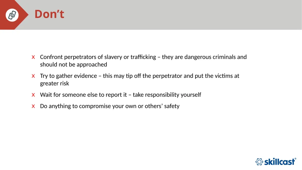 Modern Slavery Training Presentation [name] [date] - slide 20 of 23