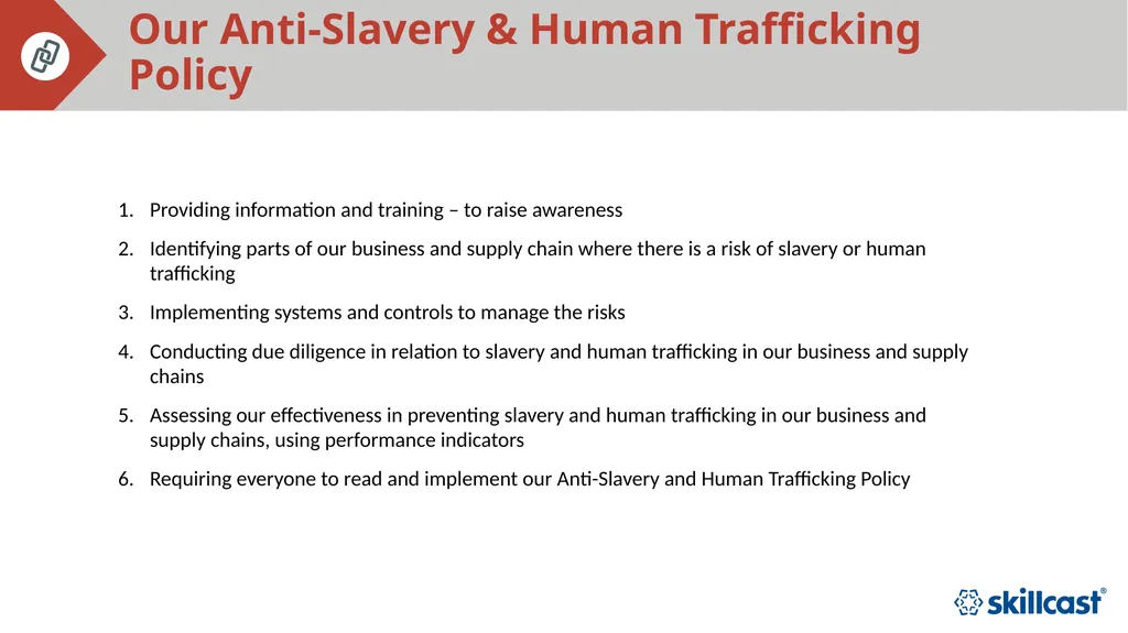 Modern Slavery Training Presentation [name] [date] - slide 18 of 23