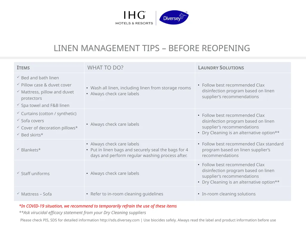 DEEP CLEANING Deep cleaning & Disinfection * - slide 8 of 14