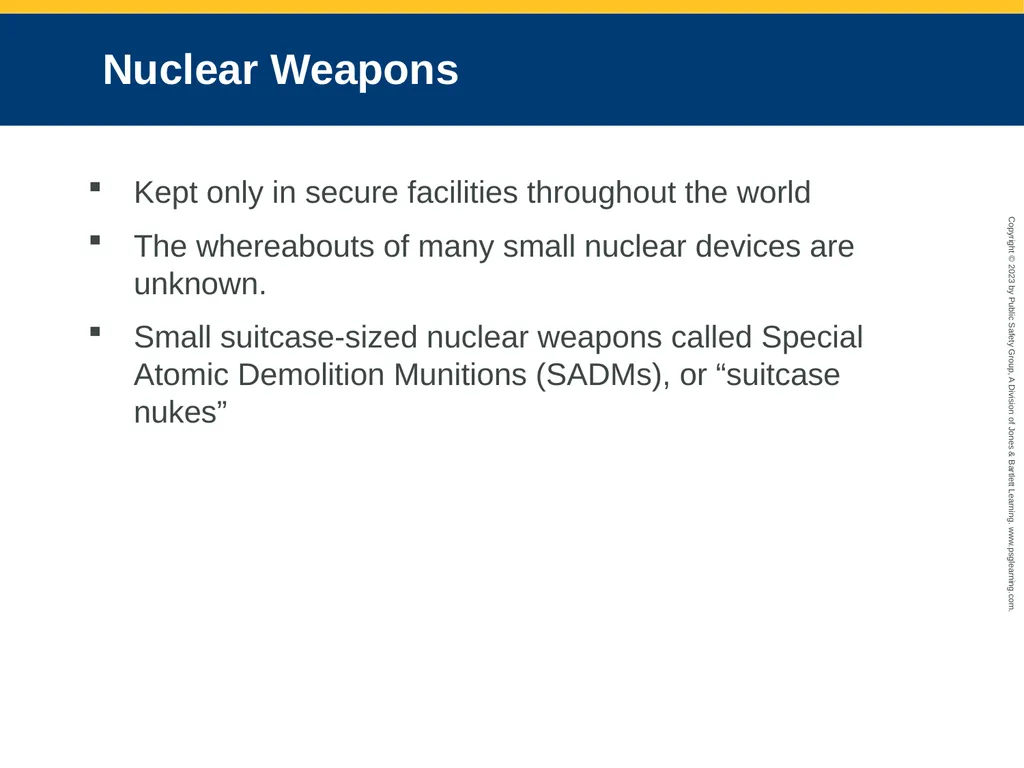 Terrorism Response and Disaster Management CHAPTER - slide 51 of 58