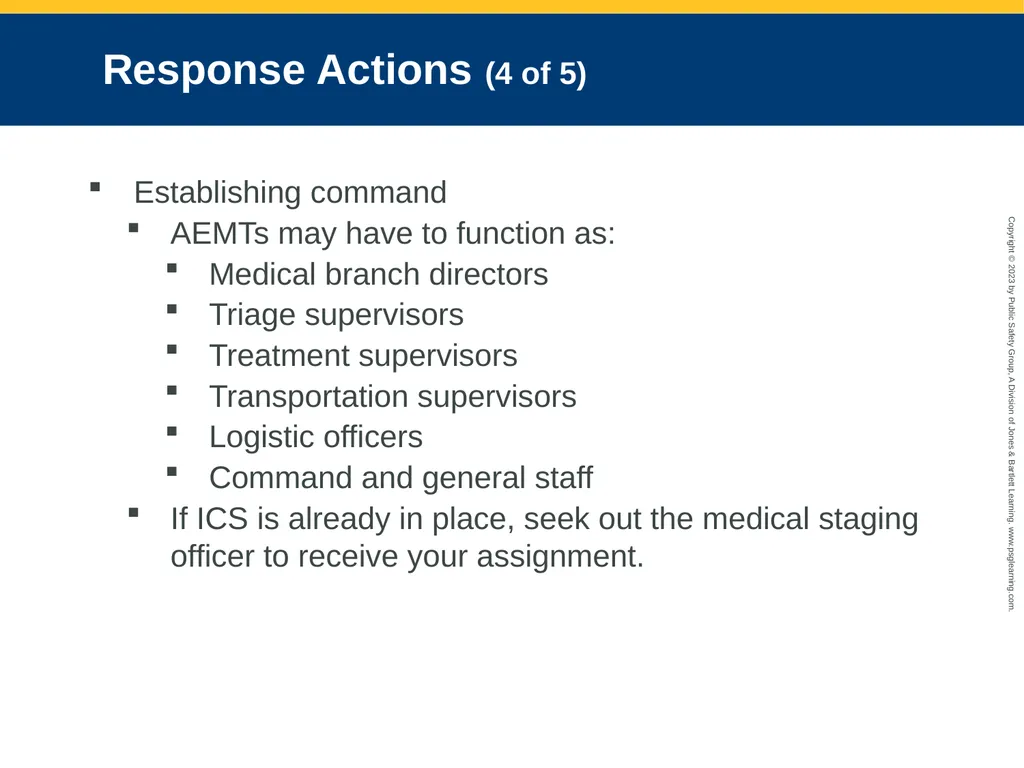 Terrorism Response and Disaster Management CHAPTER - slide 17 of 58