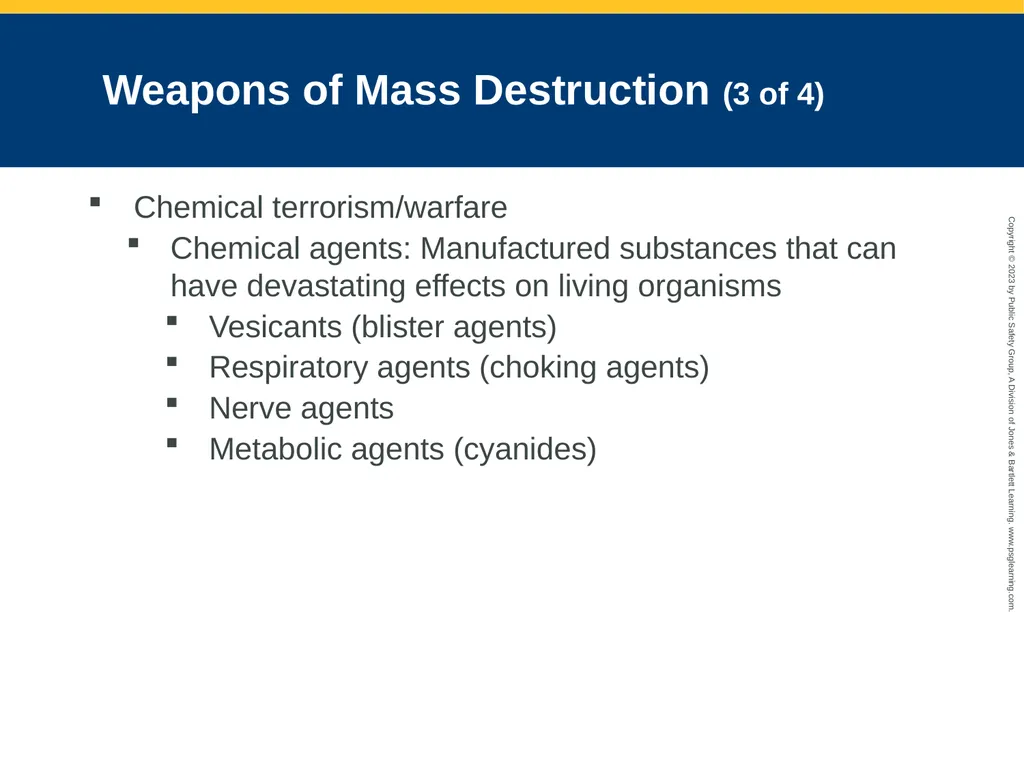 Terrorism Response and Disaster Management CHAPTER - slide 10 of 58