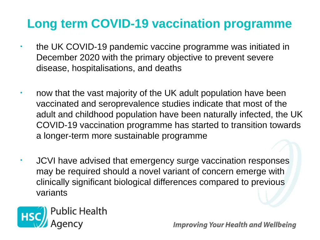 COVID-19 vaccination programme for adults - slide 65 of 83