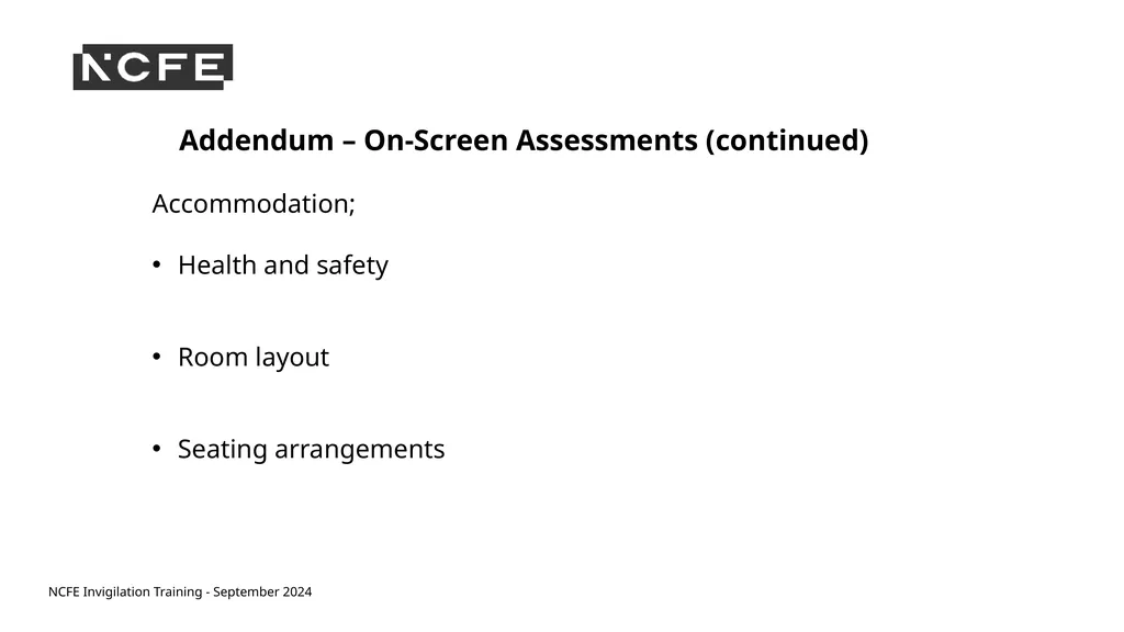 NCFE Invigilation Training - September 2024 NCFE - slide 40 of 62
