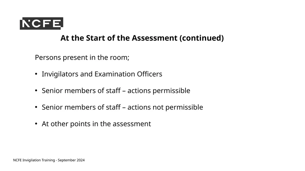 NCFE Invigilation Training - September 2024 NCFE - slide 20 of 62