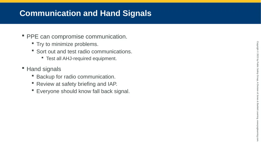 Personal Protective Equipment CHAPTER 8 Knowledge - slide 37 of 41