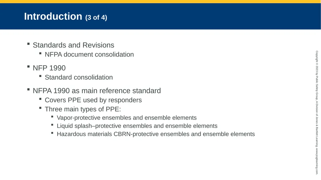 Personal Protective Equipment CHAPTER 8 Knowledge - slide 5 of 41