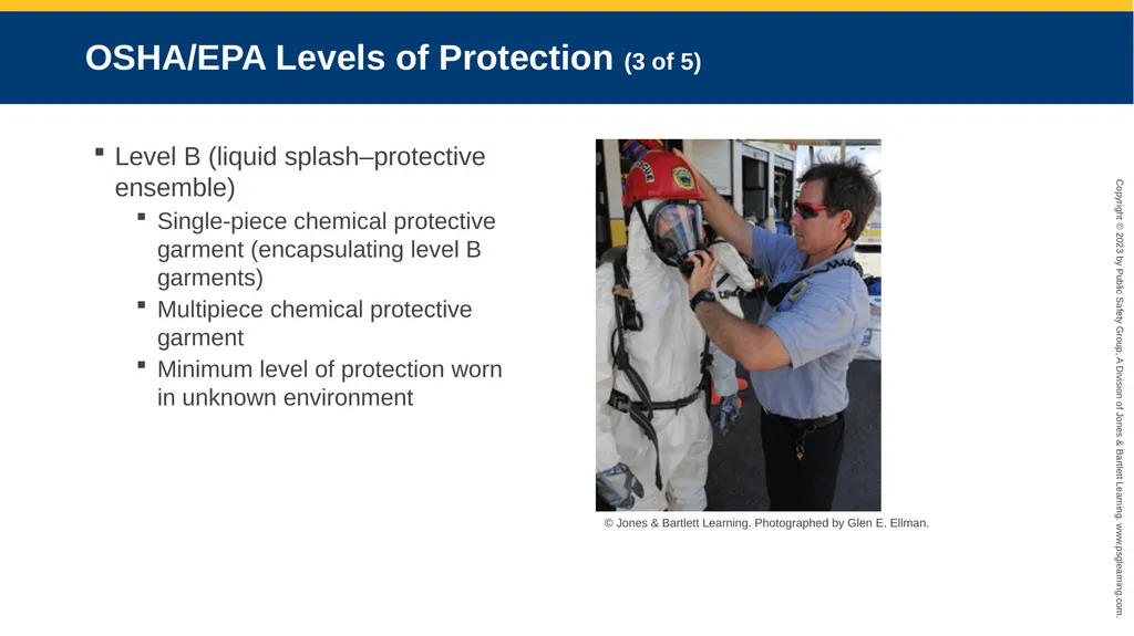 Personal Protective Equipment CHAPTER 8 Knowledge - slide 26 of 41