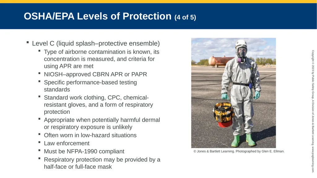 Personal Protective Equipment CHAPTER 8 Knowledge - slide 27 of 41