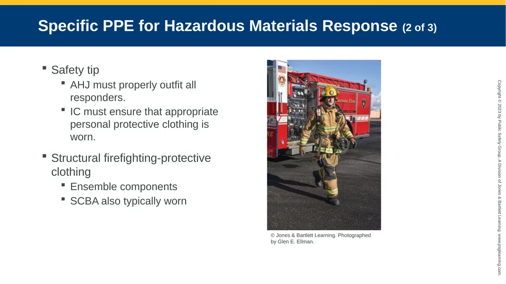 Personal Protective Equipment CHAPTER 8 Knowledge - slide 17 of 41