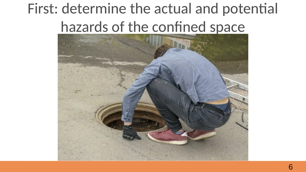 Confined Spaces October, 2021 Module 2 - How to - slide 6 of 37