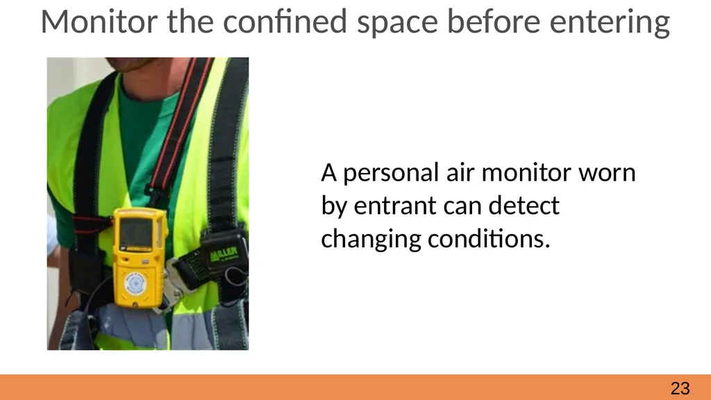 Confined Spaces October, 2021 Module 2 - How to - slide 23 of 37