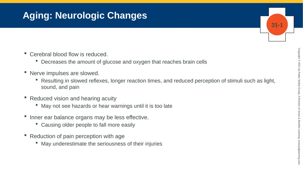 CHAPTER 31 Geriatric Emergencies The following - slide 13 of 74