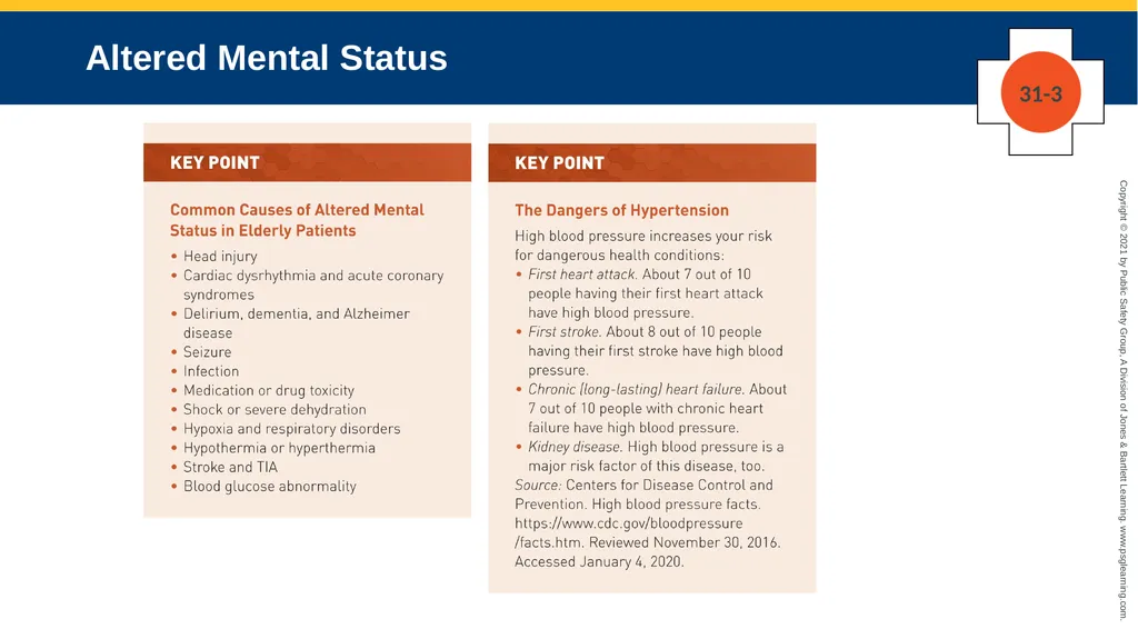 CHAPTER 31 Geriatric Emergencies The following - slide 26 of 74