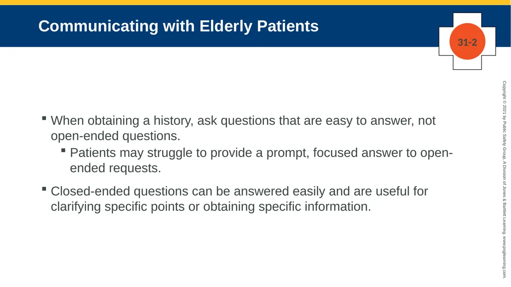 CHAPTER 31 Geriatric Emergencies The following - slide 58 of 74