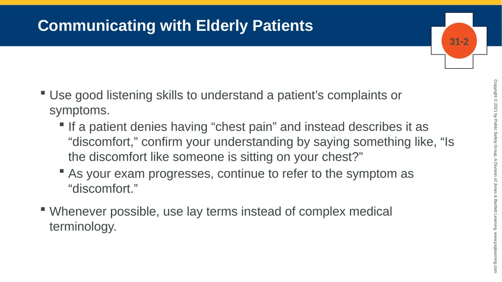 CHAPTER 31 Geriatric Emergencies The following - slide 59 of 74