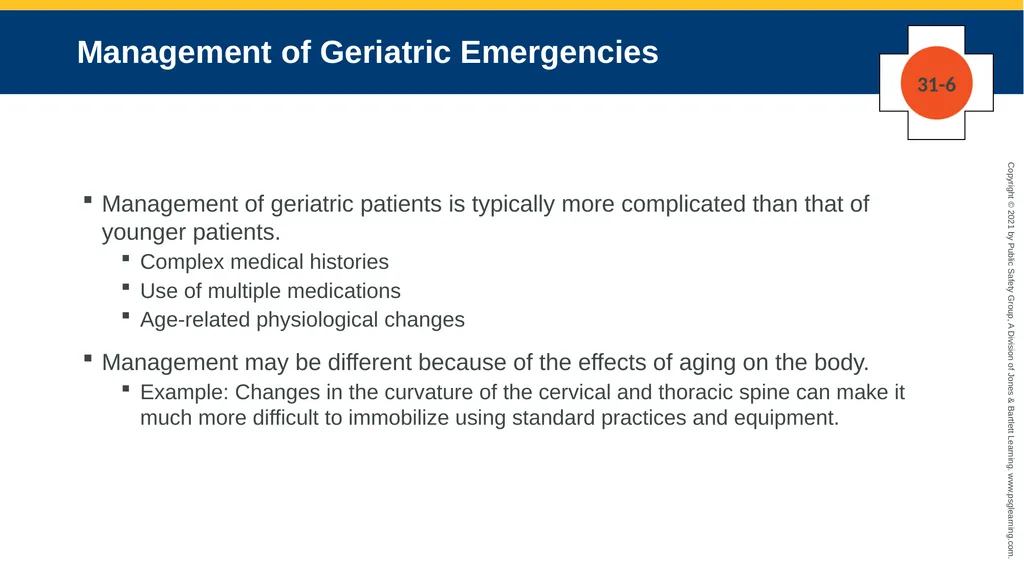 CHAPTER 31 Geriatric Emergencies The following - slide 61 of 74