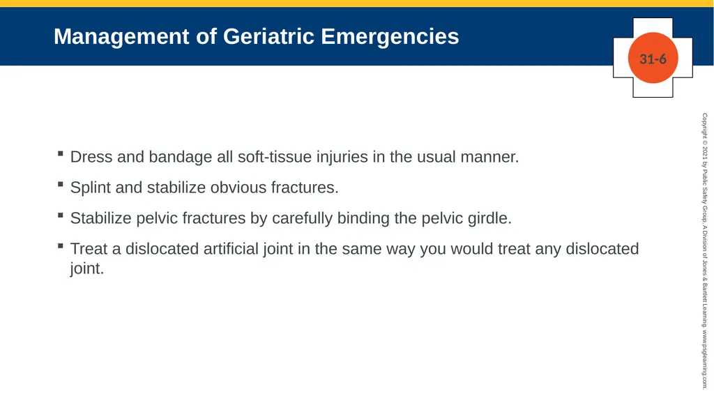 CHAPTER 31 Geriatric Emergencies The following - slide 68 of 74