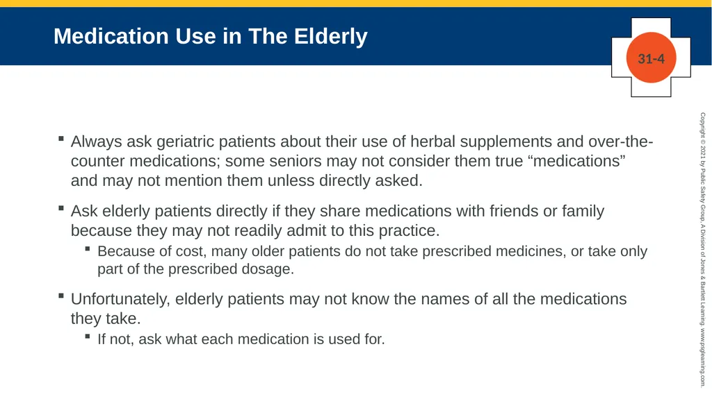 CHAPTER 31 Geriatric Emergencies The following - slide 37 of 74